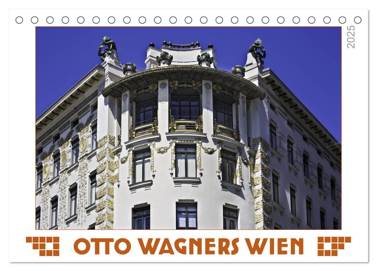 Cover: 9783435282302 | Otto Wagners Wien (Tischkalender 2025 DIN A5 quer), CALVENDO...