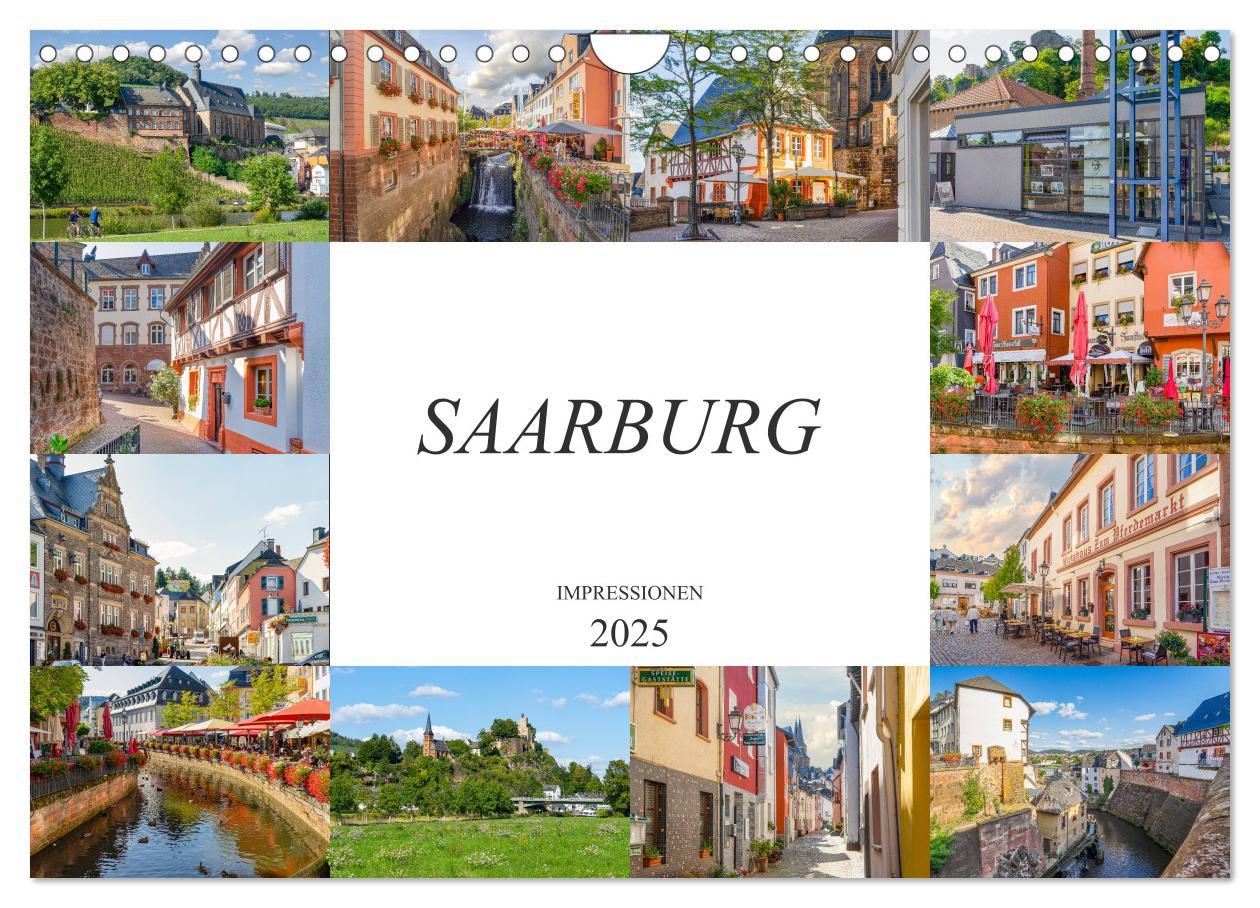 Cover: 9783435193561 | Saarburg Impressionen (Wandkalender 2025 DIN A4 quer), CALVENDO...