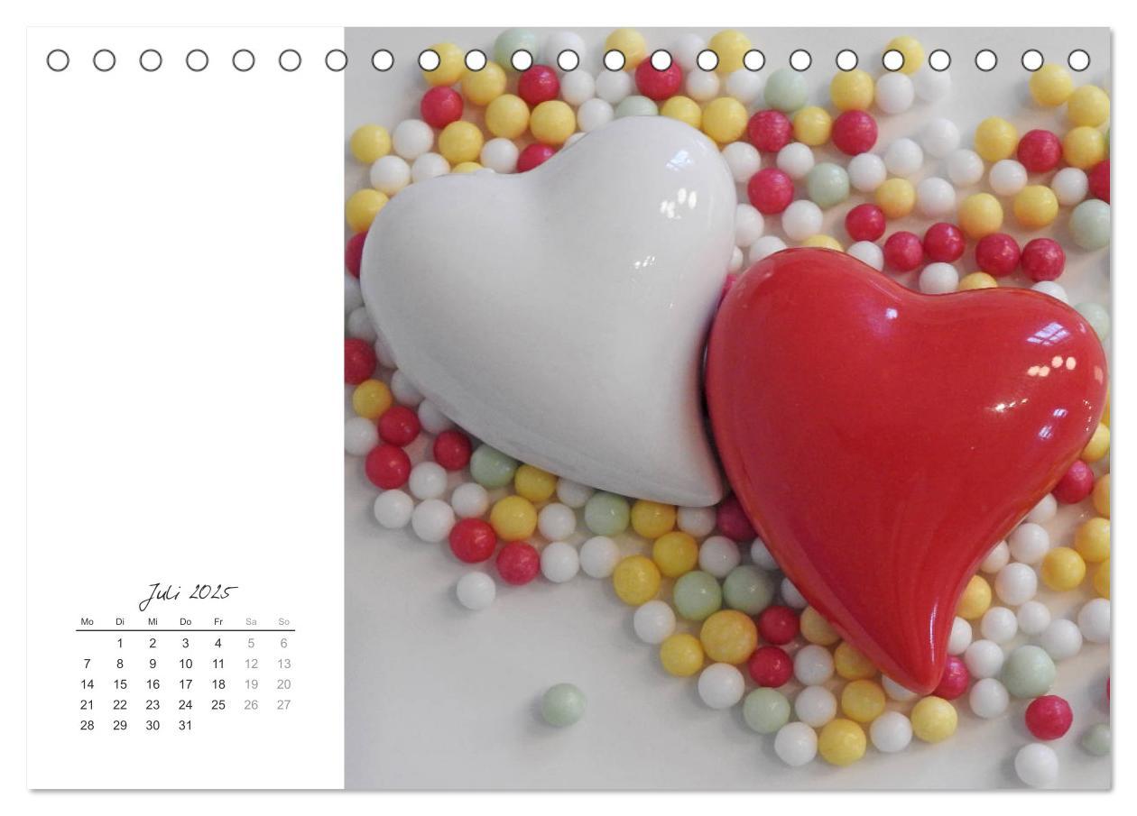 Bild: 9783435151455 | Ein Kalender voll Liebe (Tischkalender 2025 DIN A5 quer), CALVENDO...