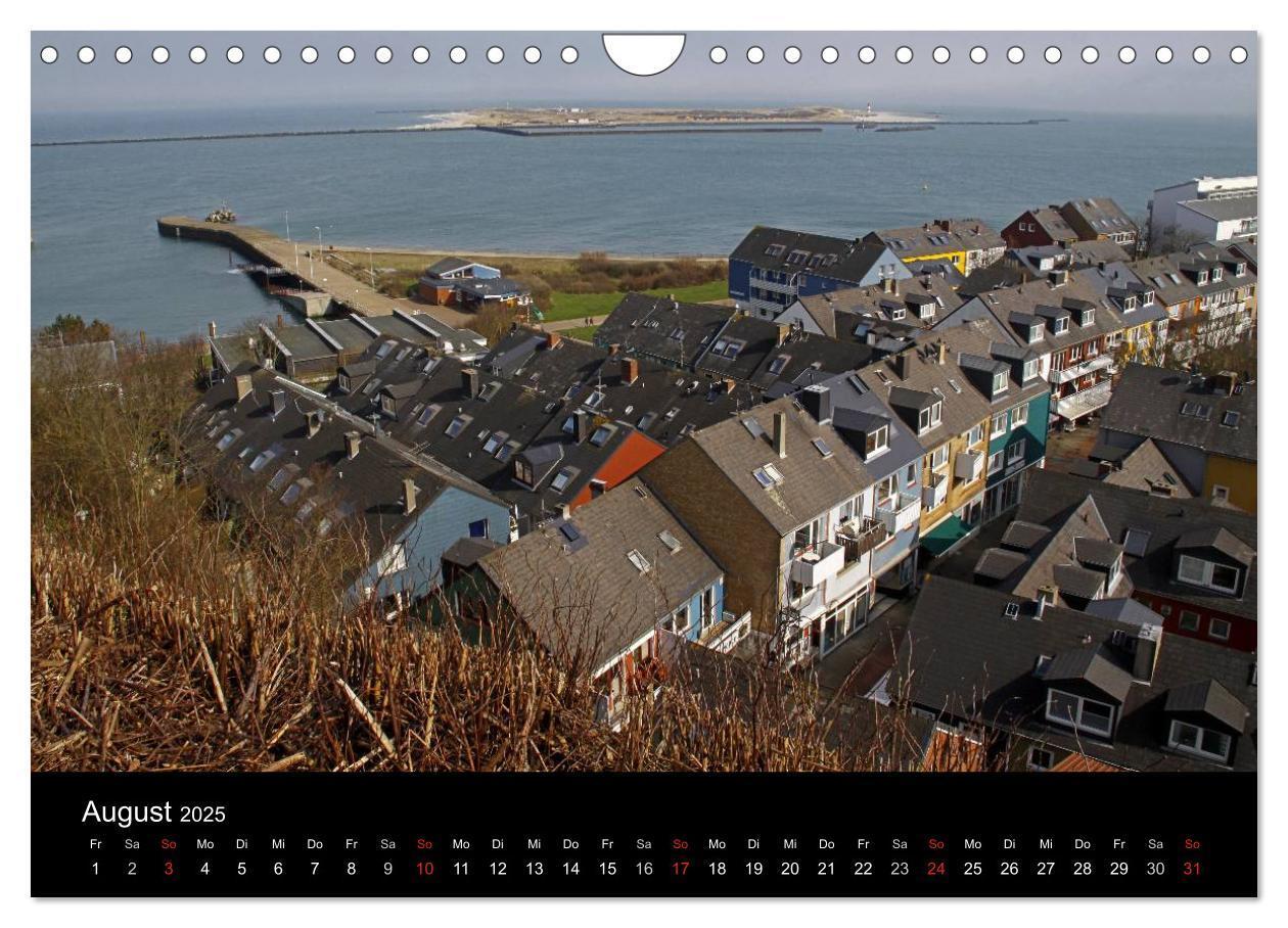 Bild: 9783435769063 | Helgoland (Wandkalender 2025 DIN A4 quer), CALVENDO Monatskalender