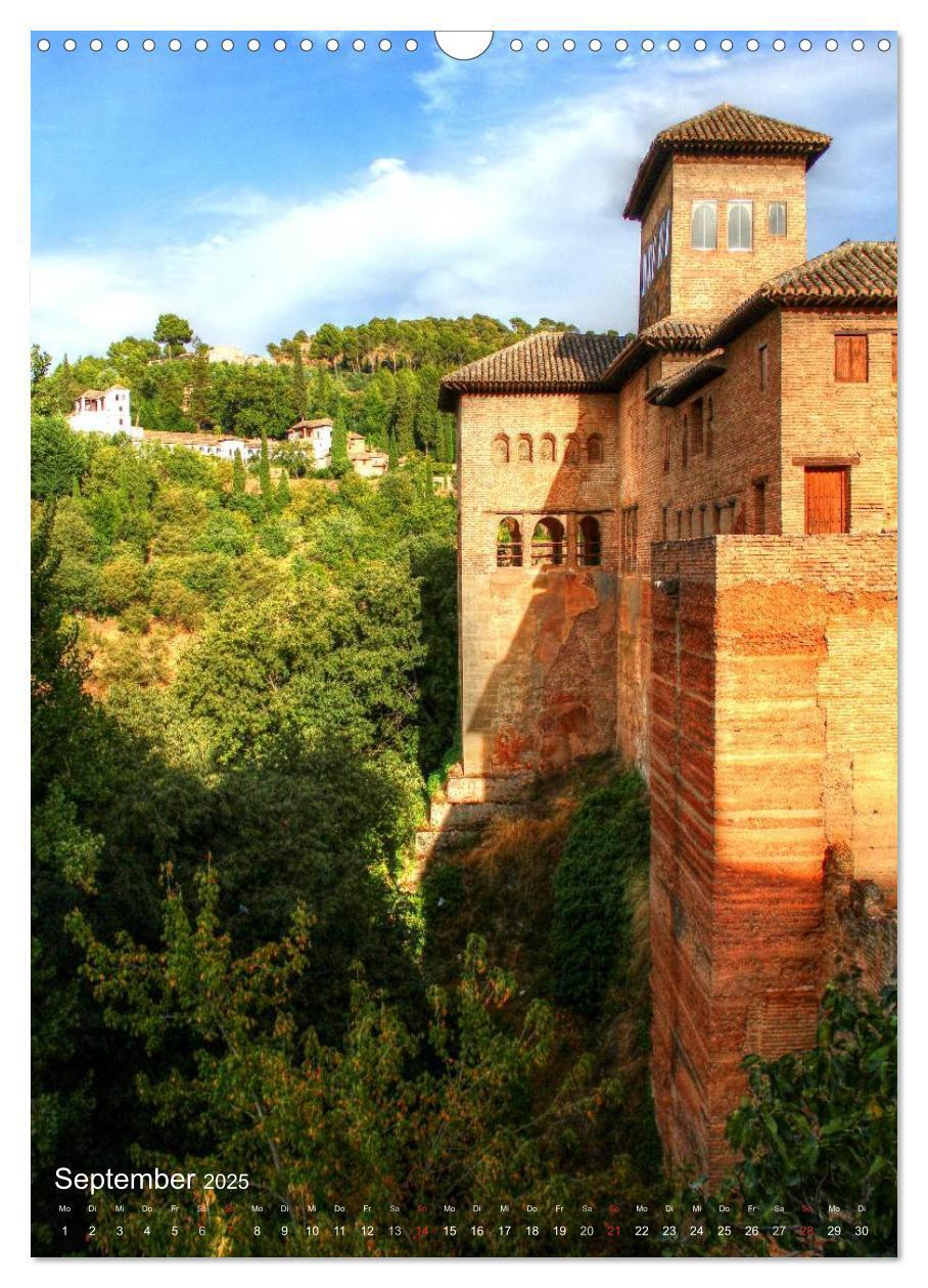 Bild: 9783457030905 | Die Alhambra (Wandkalender 2025 DIN A3 hoch), CALVENDO Monatskalender