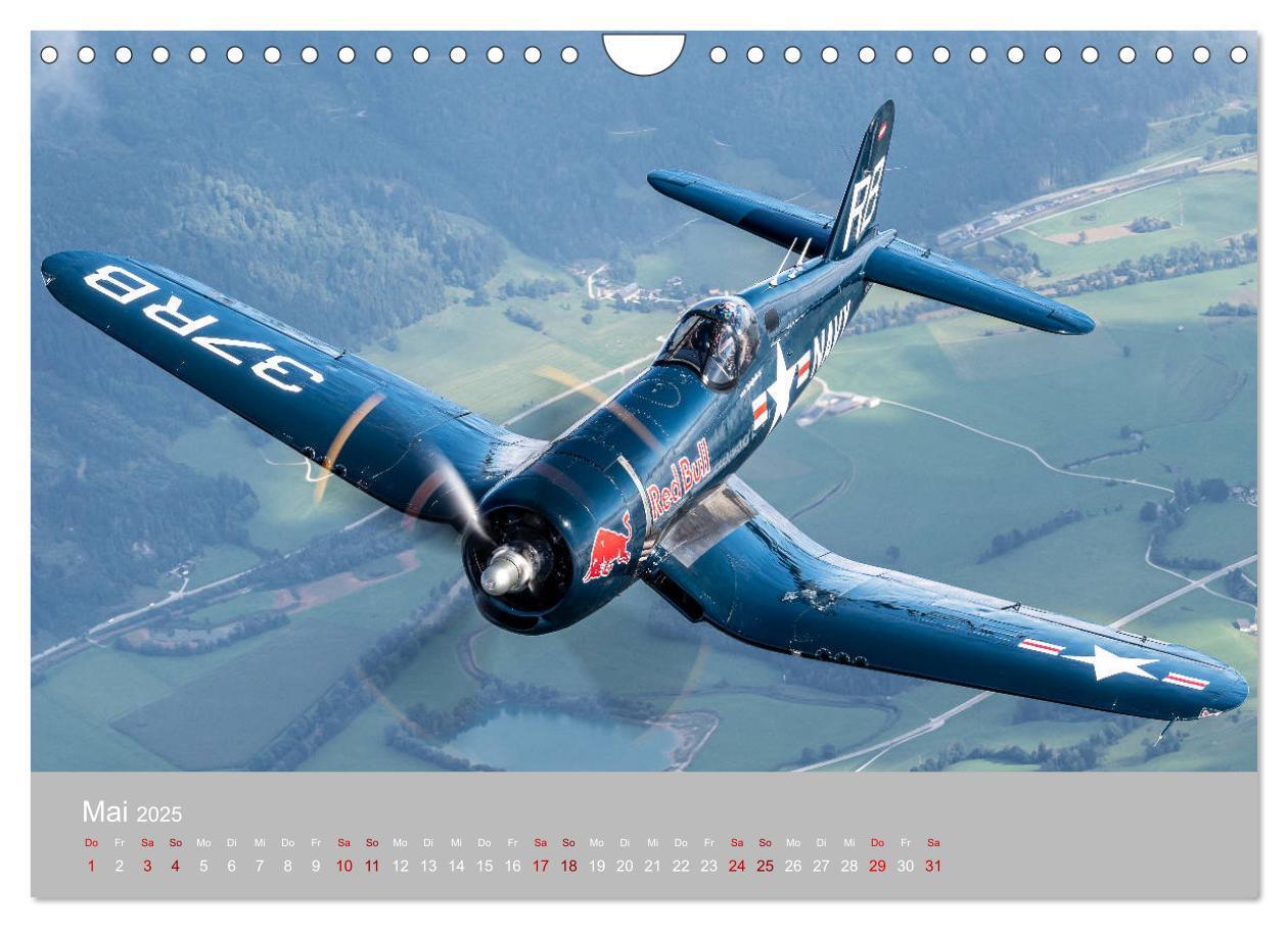 Bild: 9783435148189 | Fliegende Legenden - Warbirds (Wandkalender 2025 DIN A4 quer),...