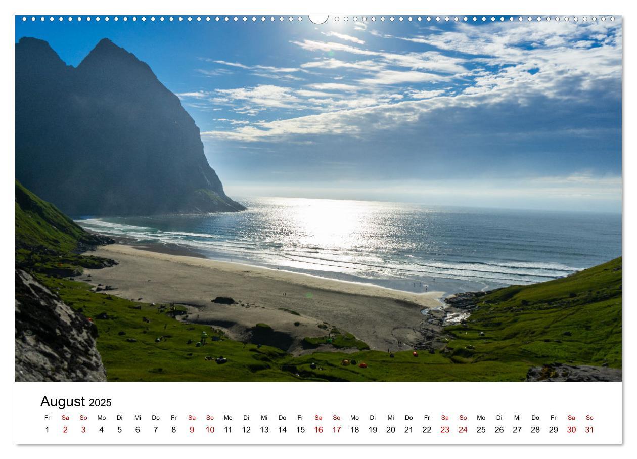 Bild: 9783435009046 | Lofoten (Wandkalender 2025 DIN A2 quer), CALVENDO Monatskalender