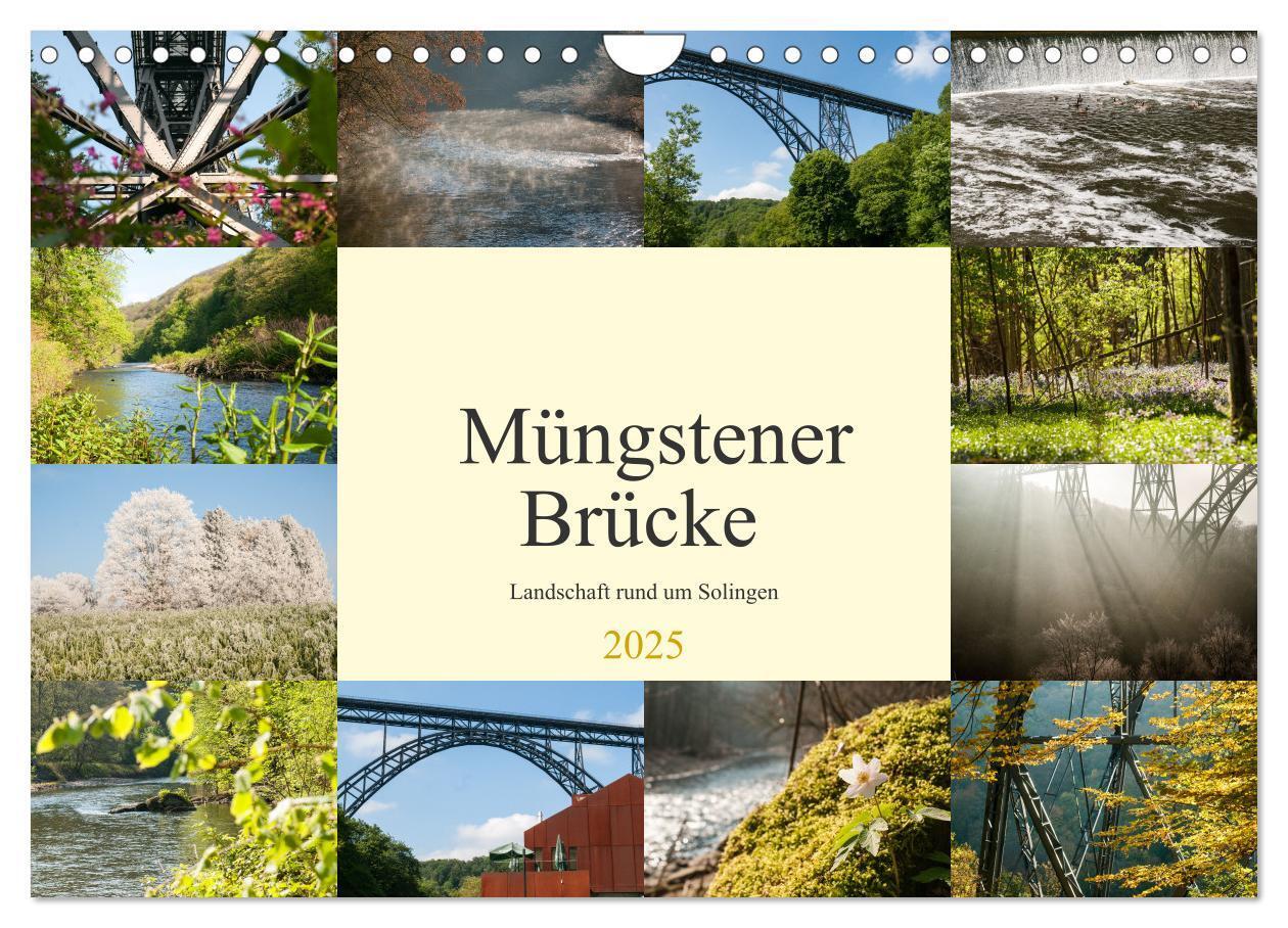 Cover: 9783435012237 | Müngstener Brücke - Landschaft rund um Solingen (Wandkalender 2025...