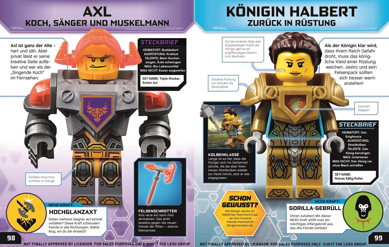 Bild: 9783831033157 | LEGO® NEXO KNIGHTS(TM) Lexikon der Minifiguren | Rona Skene | Buch