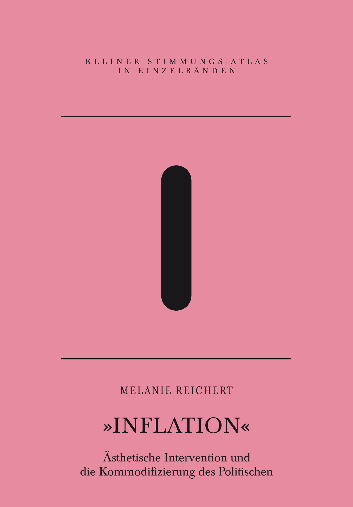 Cover: 9783864853128 | Inflation | Melanie Reichert | Buch | 101 S. | Deutsch | 2024