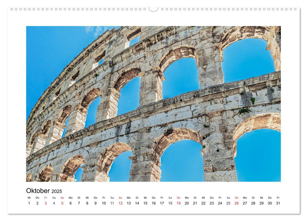 Bild: 9783435175352 | Istrien - Piran ¿ Novigrad ¿ Rovinj ¿ Pula (Wandkalender 2025 DIN...