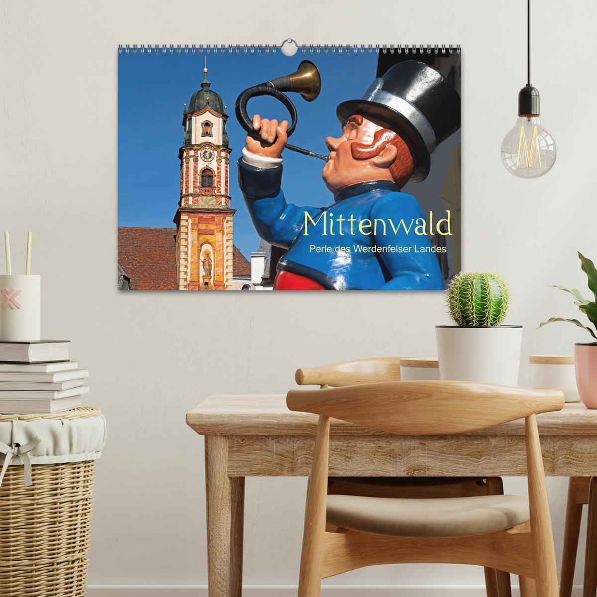 Bild: 9783383895128 | Mittenwald - Perle des Werdenfelser Landes (Wandkalender 2025 DIN...