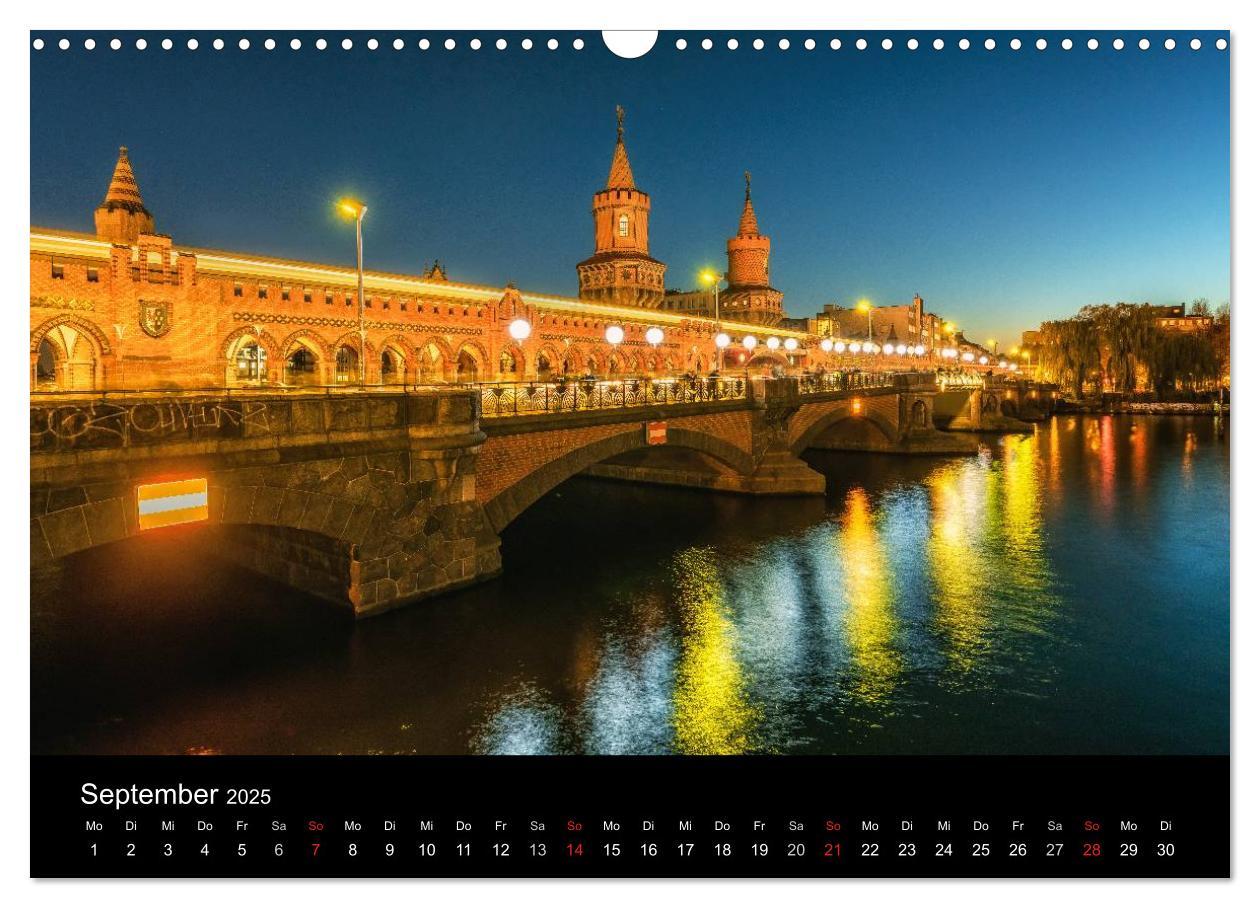 Bild: 9783435636389 | Berlin City bei Nacht (Wandkalender 2025 DIN A3 quer), CALVENDO...