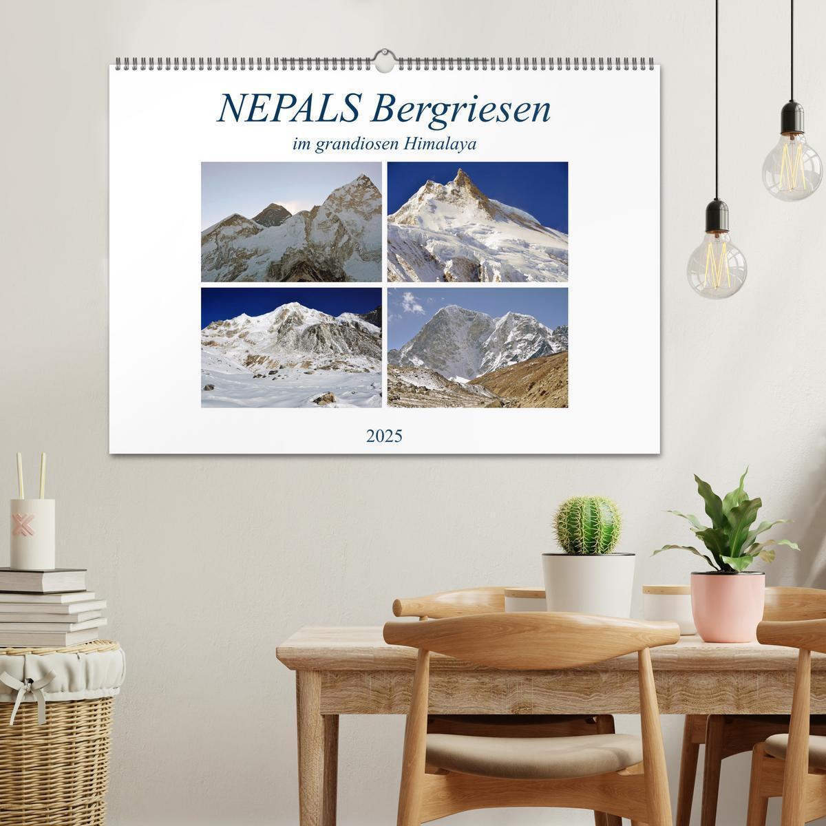 Bild: 9783435055708 | NEPALS Bergriesen im grandiosen Himalaya (Wandkalender 2025 DIN A2...