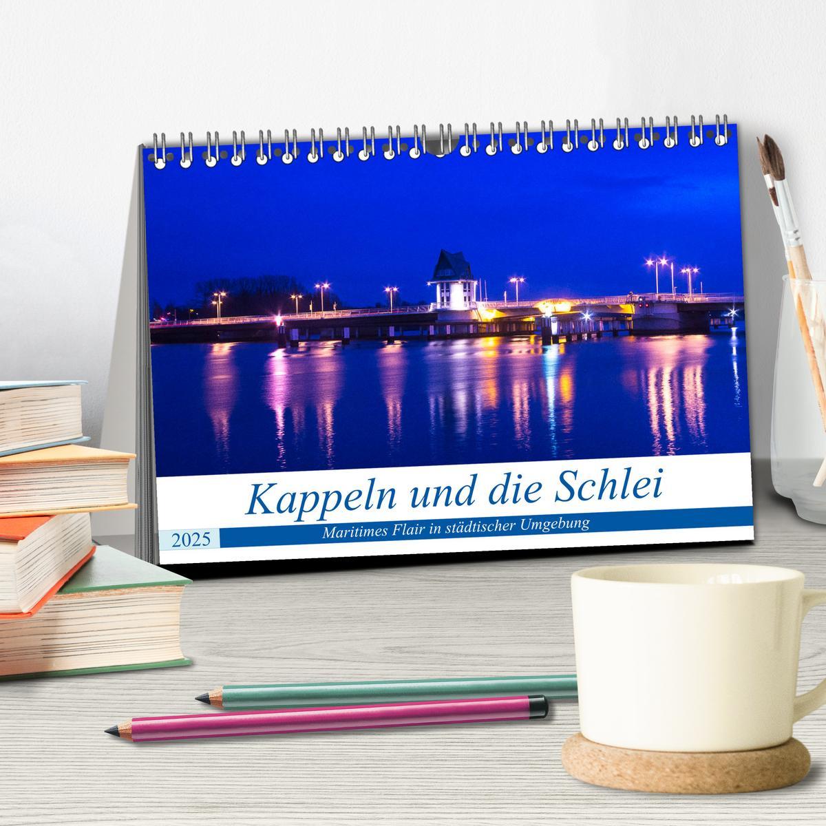 Bild: 9783435165186 | Kappeln und die Schlei (Tischkalender 2025 DIN A5 quer), CALVENDO...