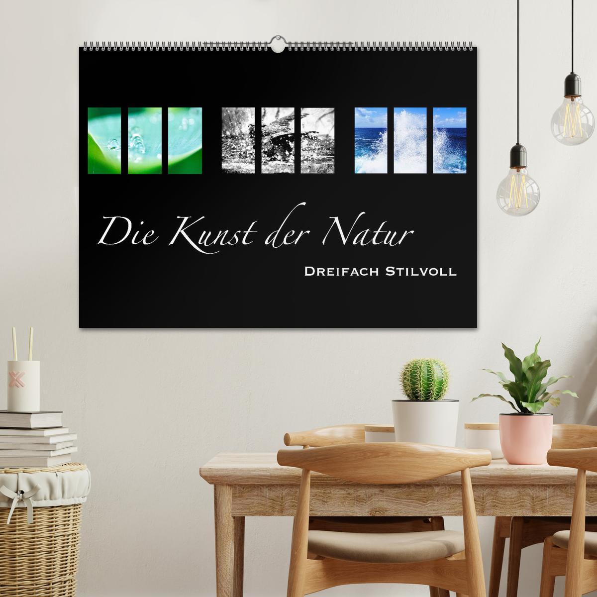 Bild: 9783435380534 | Die Kunst der Natur - Dreifach Stilvoll (Wandkalender 2025 DIN A2...