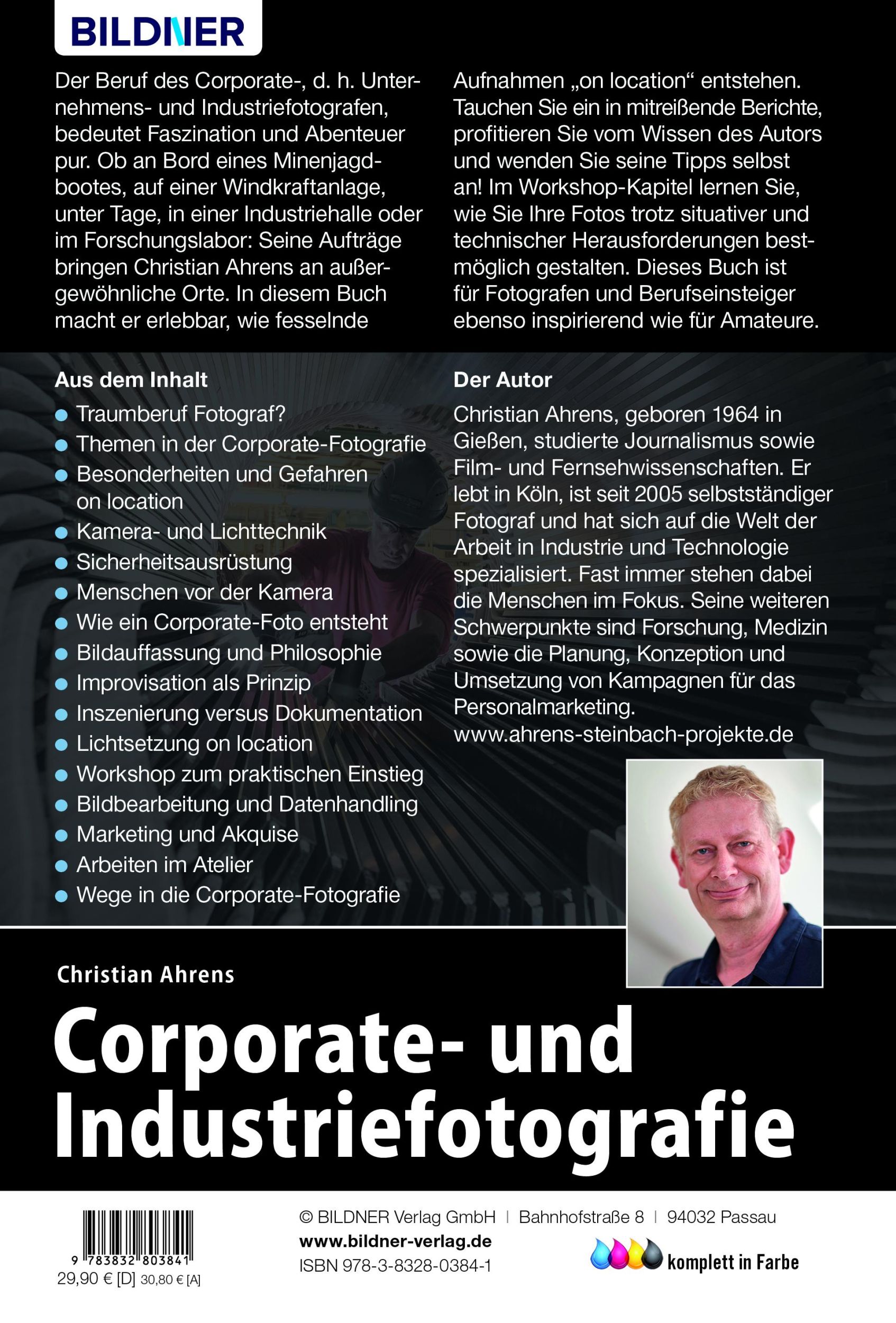 Rückseite: 9783832803841 | Corporate- und Industriefotografie | Christian Ahrens | Buch | 360 S.