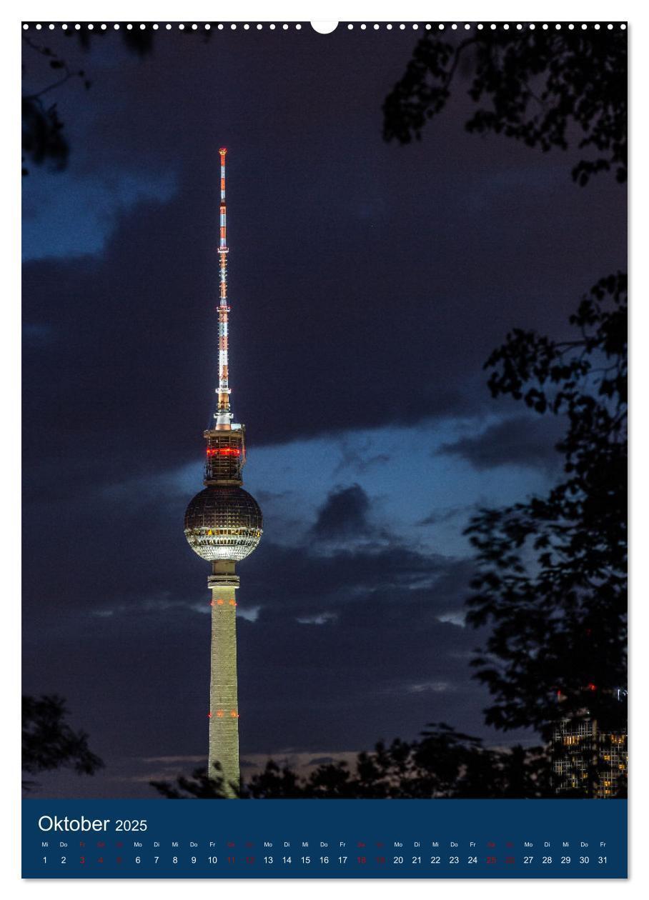 Bild: 9783435909322 | Berliner Fernsehturm - Magische Momente (Wandkalender 2025 DIN A2...