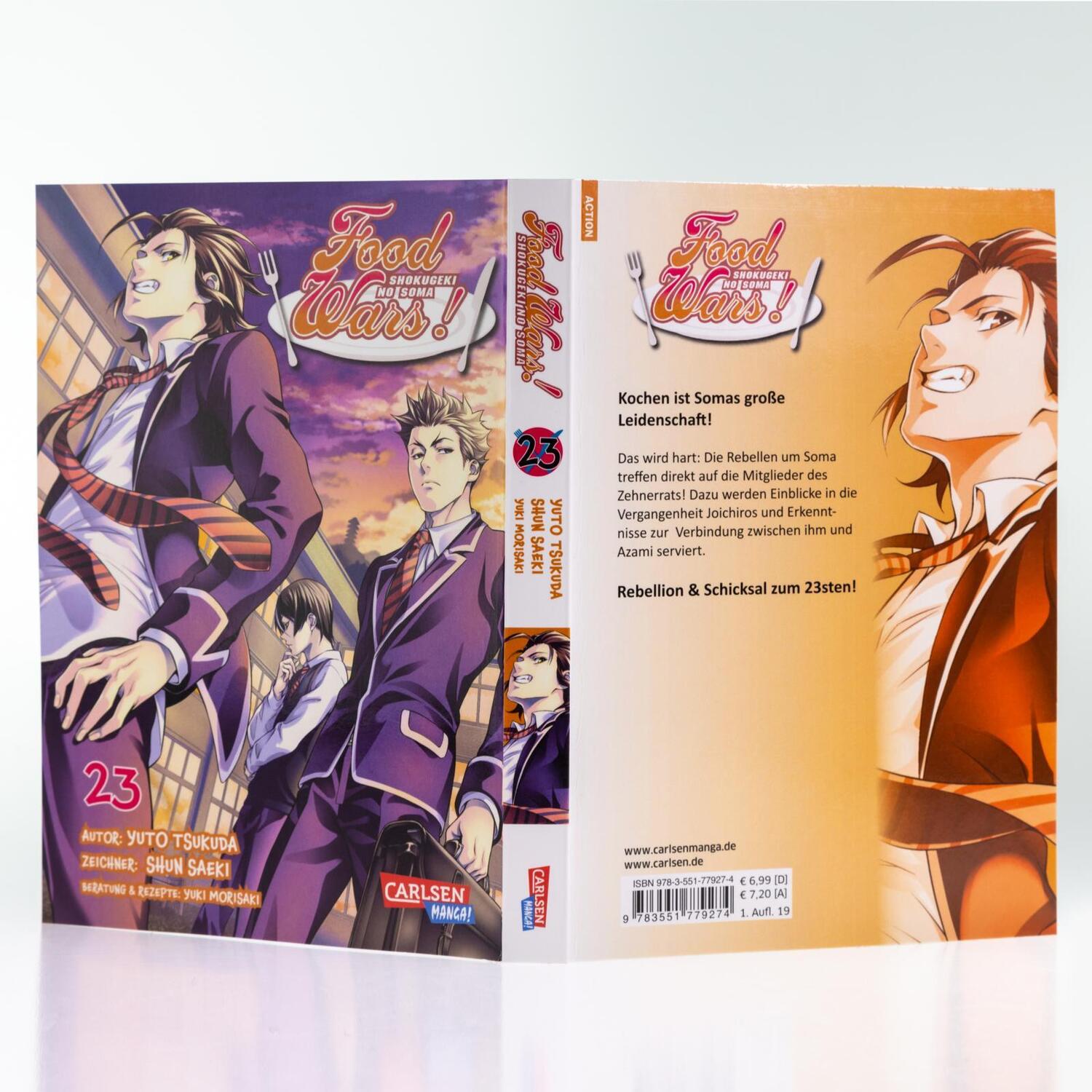 Bild: 9783551779274 | Food Wars - Shokugeki No Soma 23 | Yuto Tsukuda (u. a.) | Taschenbuch