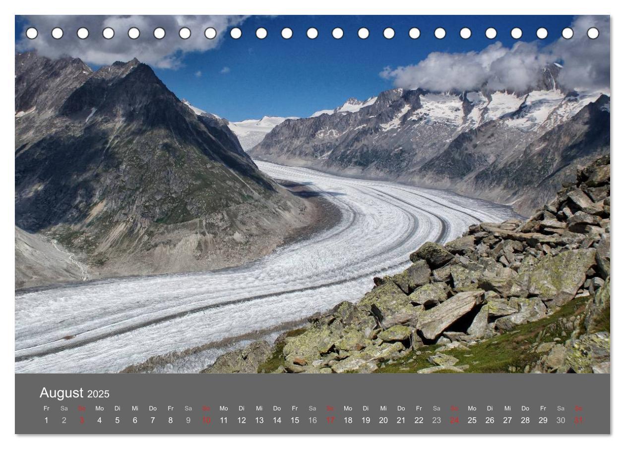 Bild: 9783435611119 | Wallis. Perle der Schweiz (Tischkalender 2025 DIN A5 quer),...