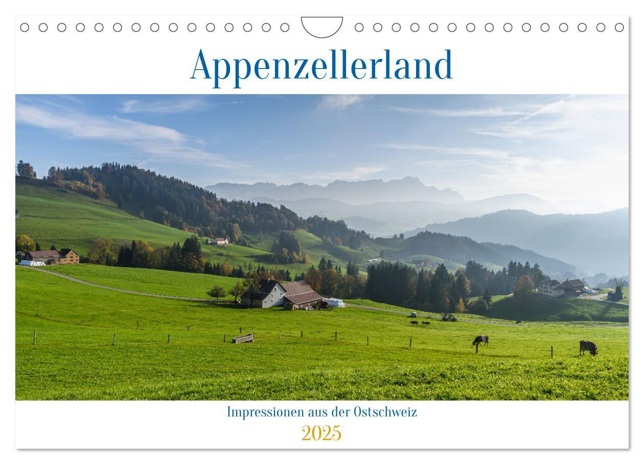 Cover: 9783435651023 | Appenzellerland (Wandkalender 2025 DIN A4 quer), CALVENDO...