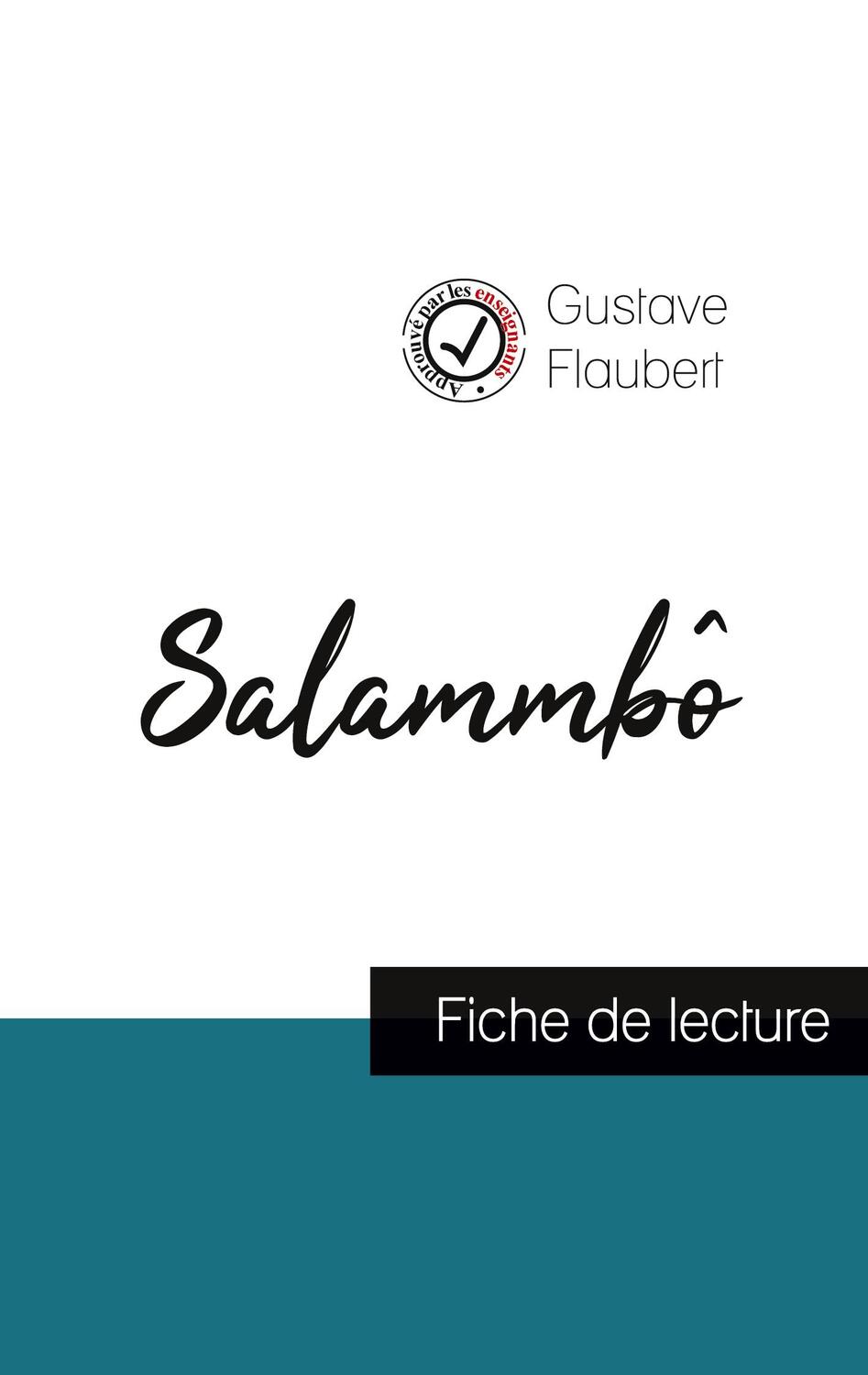 Cover: 9782759311095 | Salammbô de Flaubert (fiche de lecture et analyse complète de...