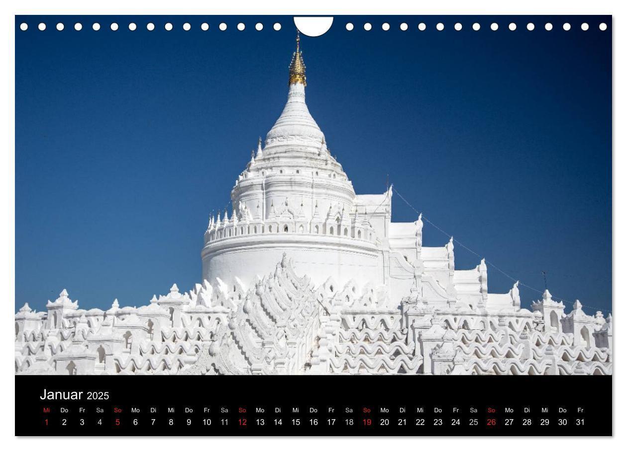 Bild: 9783435747221 | Myanmar 2025 (Wandkalender 2025 DIN A4 quer), CALVENDO Monatskalender