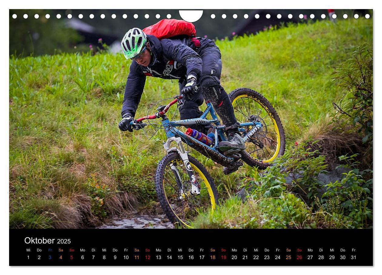 Bild: 9783435635184 | Mountainbike Freeride Momente (Wandkalender 2025 DIN A4 quer),...