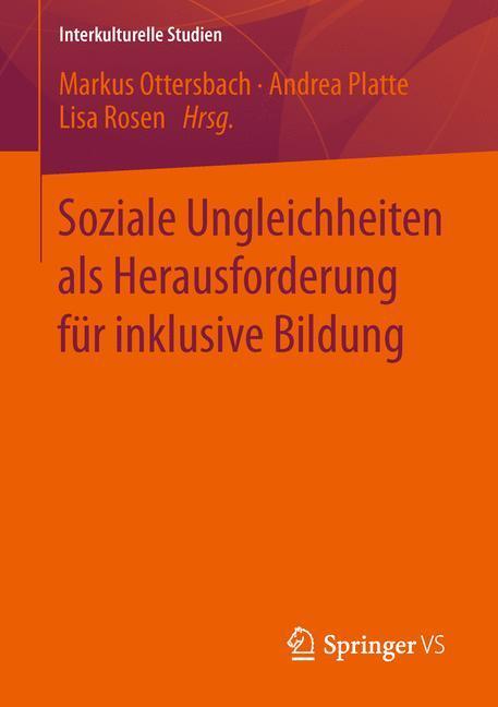 Cover: 9783658134938 | Soziale Ungleichheiten als Herausforderung für inklusive Bildung