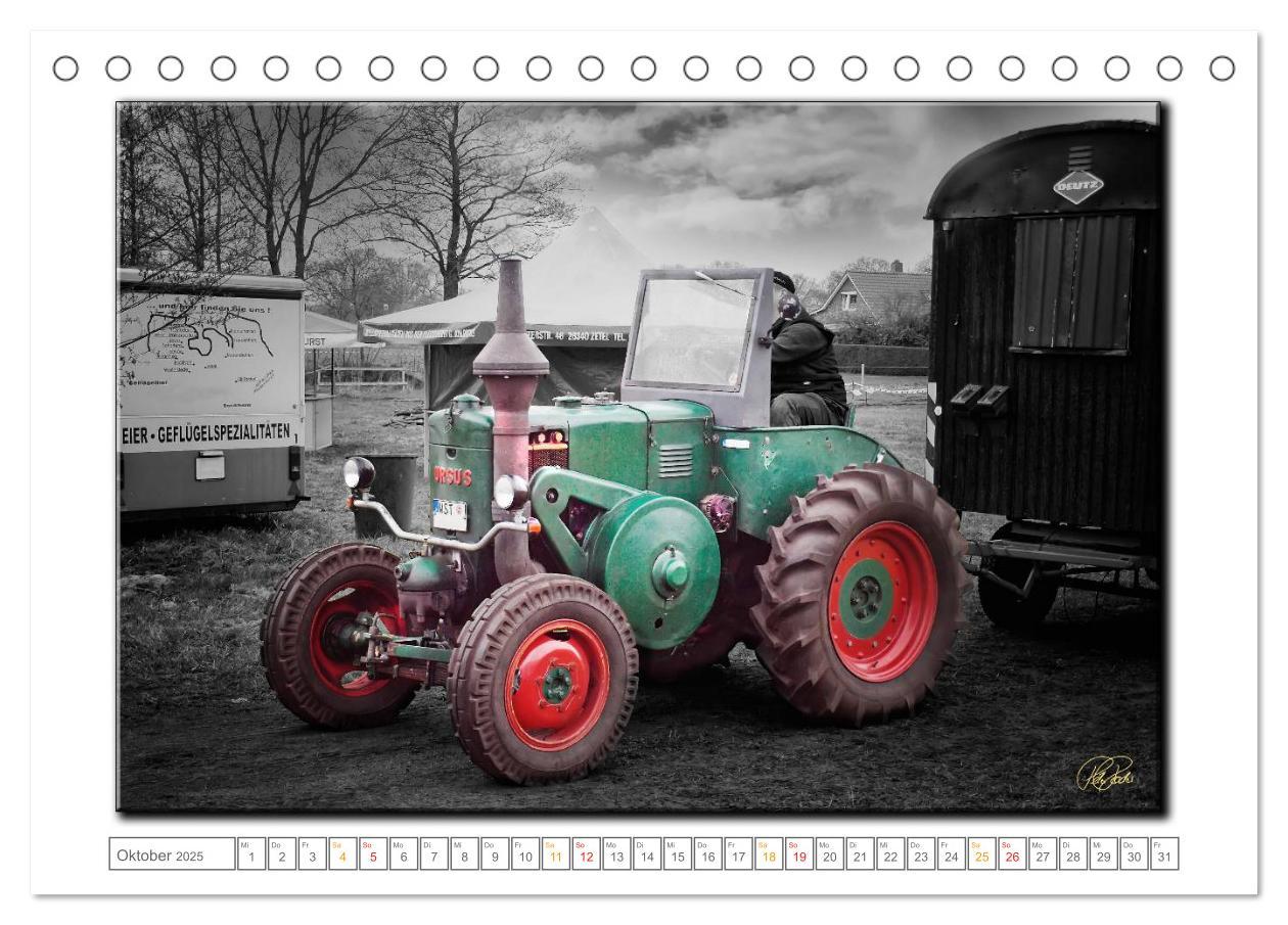 Bild: 9783435629893 | Oldtimer - nostalgische Traktoren und Lastwagen (Tischkalender 2025...