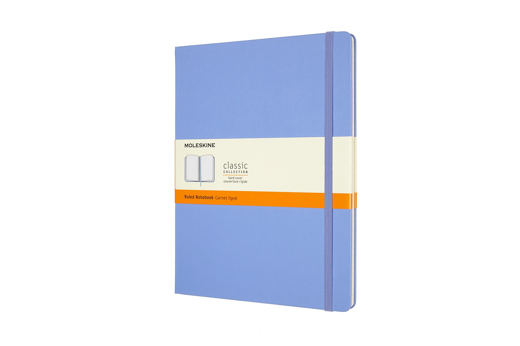 Cover: 8056420850833 | Moleskine Notizbuch XL, Liniert, Fester Einband, Hortensien Blau