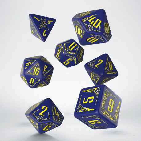 Cover: 5907699493418 | Galactic Navy &amp; Yellow Dice Set | Auslaufartikel | Galactic Dice