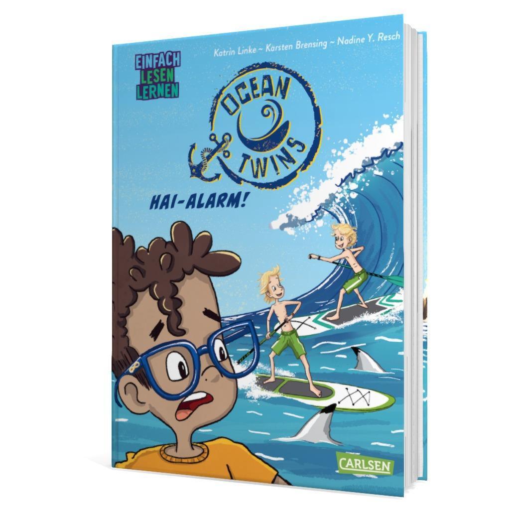 Bild: 9783551690517 | Ocean Twins: Hai-Alarm! | Familie Linke-Brensing | Buch | Ocean Twins