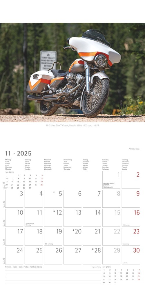 Bild: 4251732340940 | Alpha Edition - Harleys 2025 Broschürenkalender, 30x30cm,...