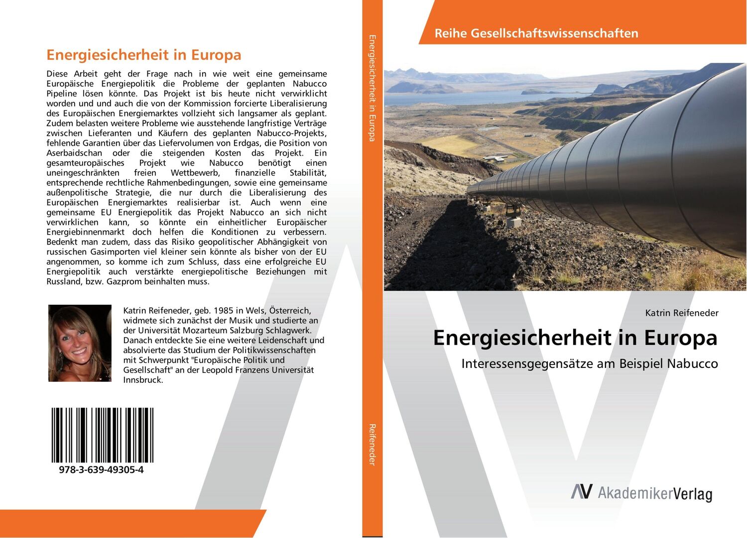 Cover: 9783639493054 | Energiesicherheit in Europa | Katrin Reifeneder | Taschenbuch | 148 S.