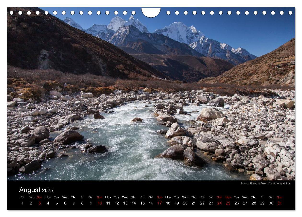 Bild: 9781325991471 | Mount Everest Trek (Wall Calendar 2025 DIN A4 landscape), CALVENDO...