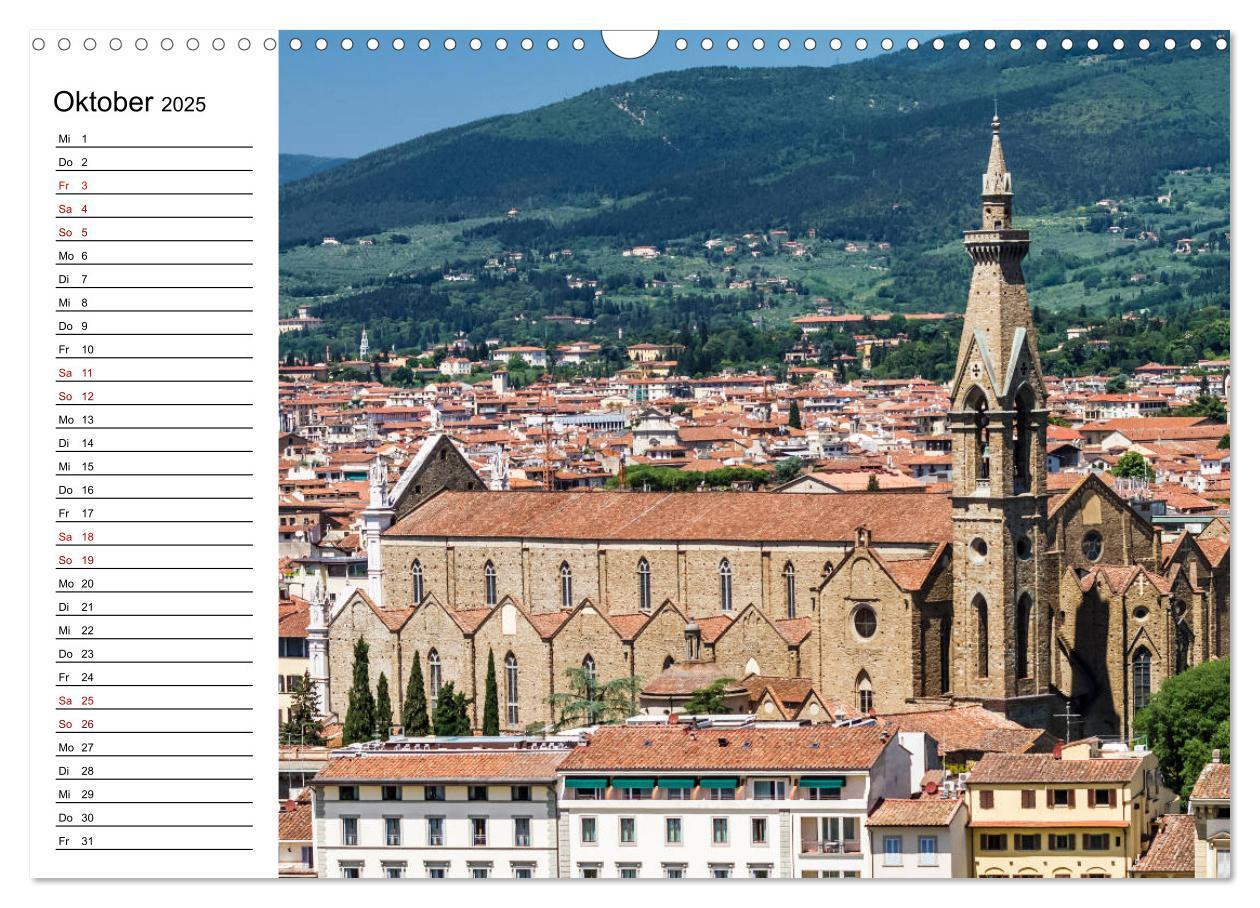 Bild: 9783435455553 | Impressionen aus FLORENZ (Wandkalender 2025 DIN A3 quer), CALVENDO...