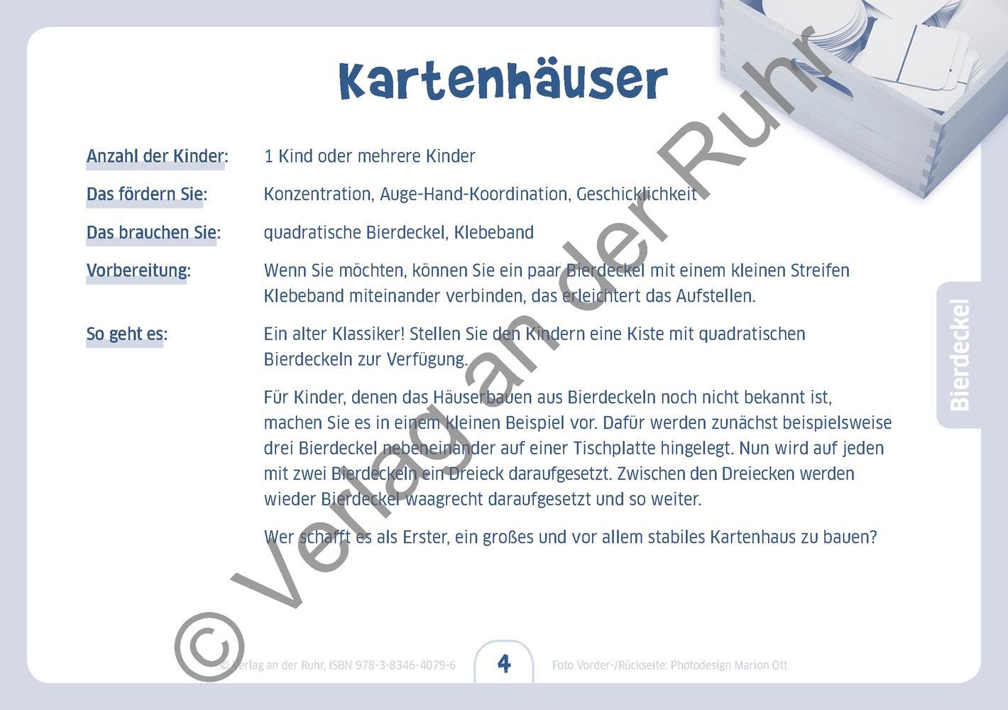 Bild: 9783834640796 | Kita-Kinder-Lernspiel-Kisten. 50 Ideen für Entdeckungen mit...