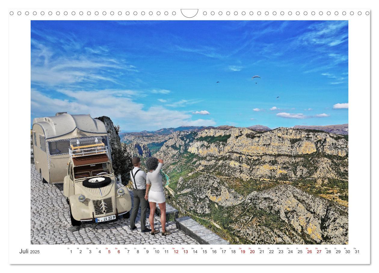 Bild: 9783435069798 | Vintage Caravaning (Wandkalender 2025 DIN A3 quer), CALVENDO...