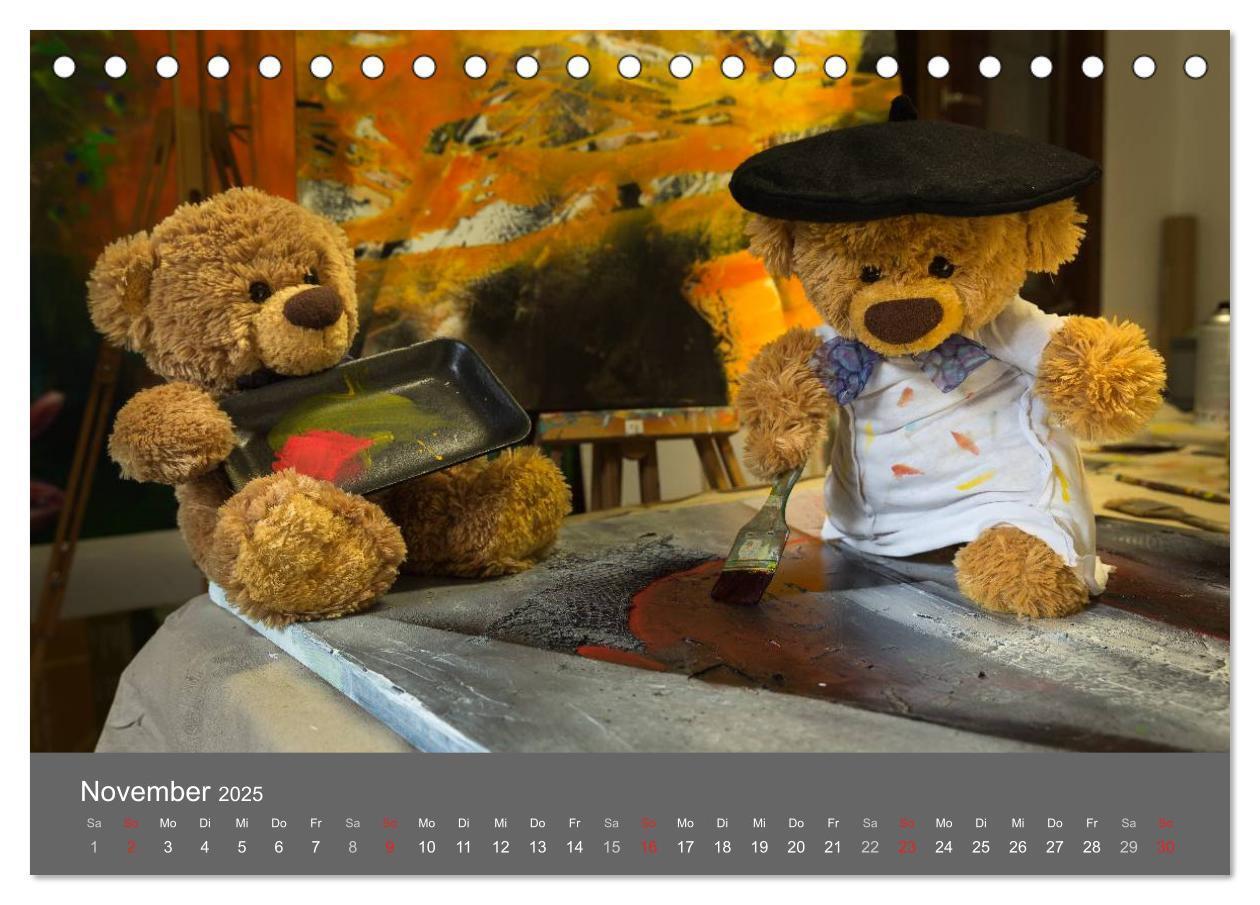 Bild: 9783435502172 | Travelling Teddy 2025 (Tischkalender 2025 DIN A5 quer), CALVENDO...