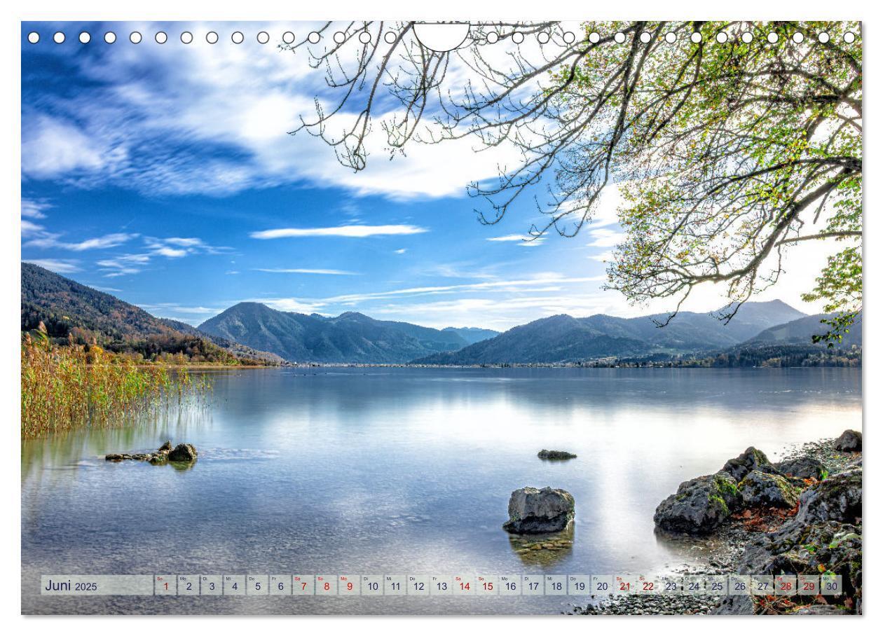 Bild: 9783383844478 | Malerischer Tegernsee (Wandkalender 2025 DIN A4 quer), CALVENDO...