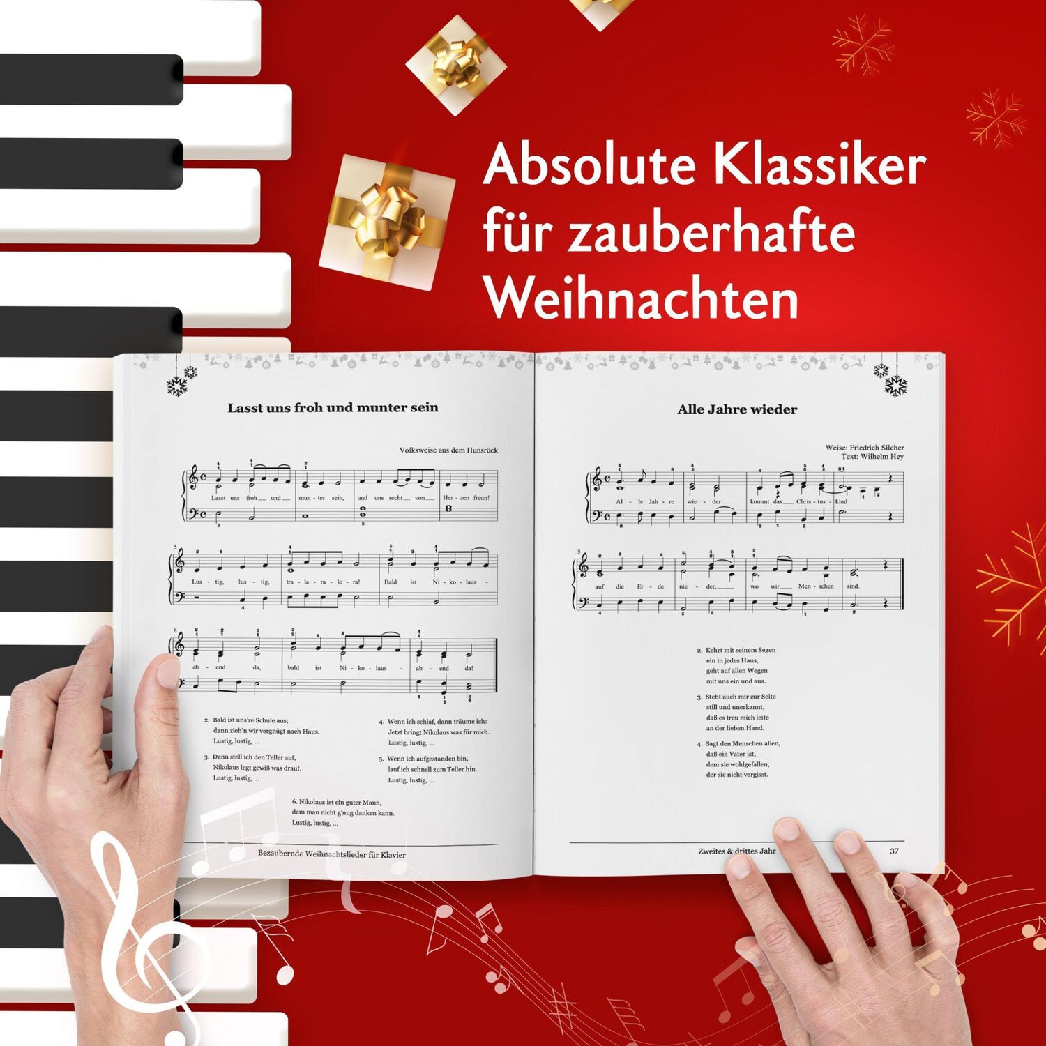 Bild: 9783968901091 | Bezaubernde Weihnachtslieder für Klavier | Franz Titscher | Broschüre