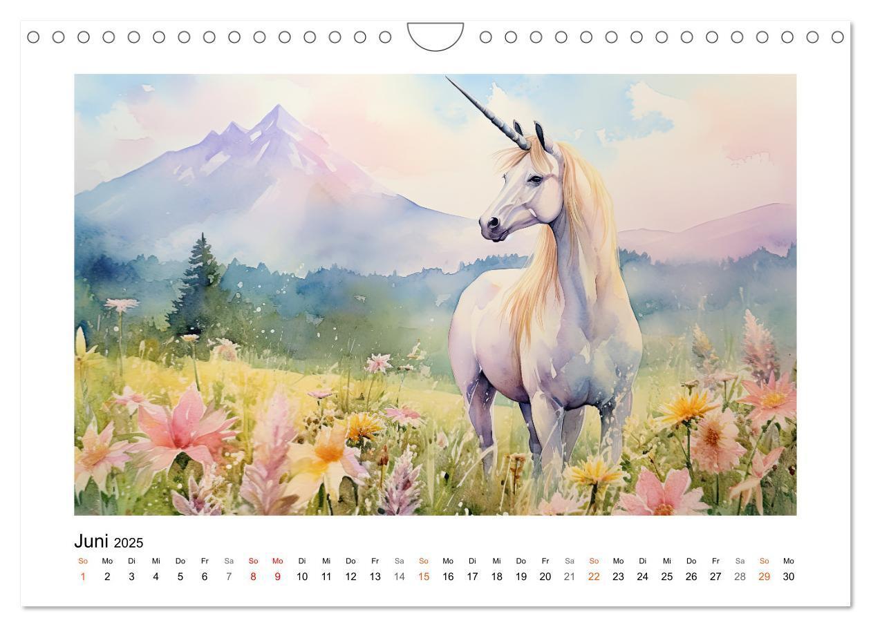 Bild: 9783383858796 | Geliebte Einhörner (Wandkalender 2025 DIN A4 quer), CALVENDO...