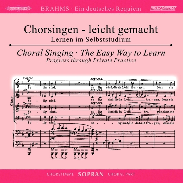 Cover: 4013788003206 | Ein deutsches Requiem Chorsingen Sopran | Johannes Brahms | Audio-CD