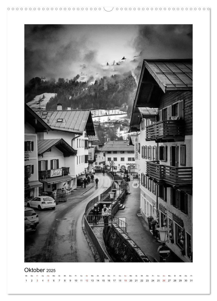 Bild: 9783435999613 | Kitzbühel Monochrom (hochwertiger Premium Wandkalender 2025 DIN A2...