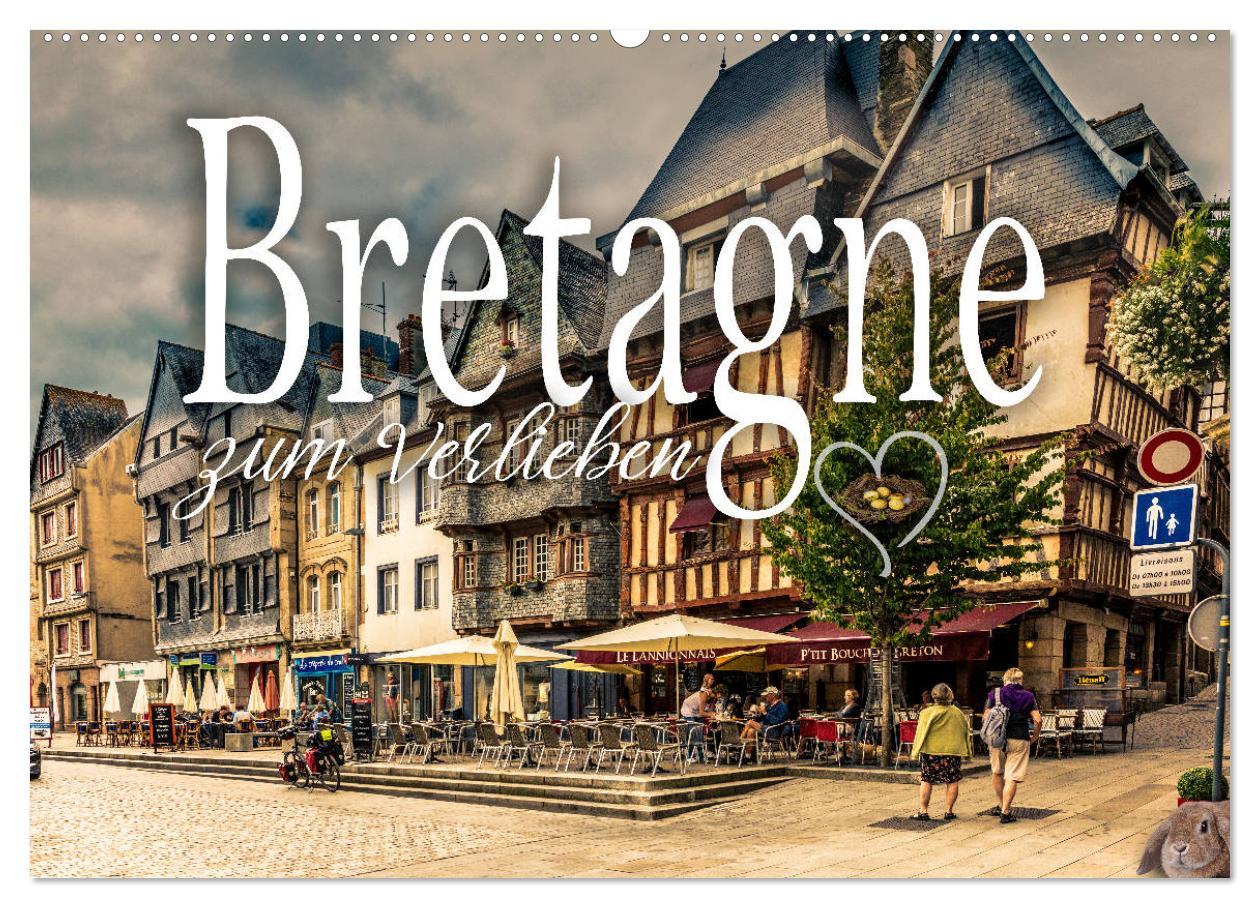 Cover: 9783435261260 | Bretagne zum Verlieben (Wandkalender 2025 DIN A2 quer), CALVENDO...