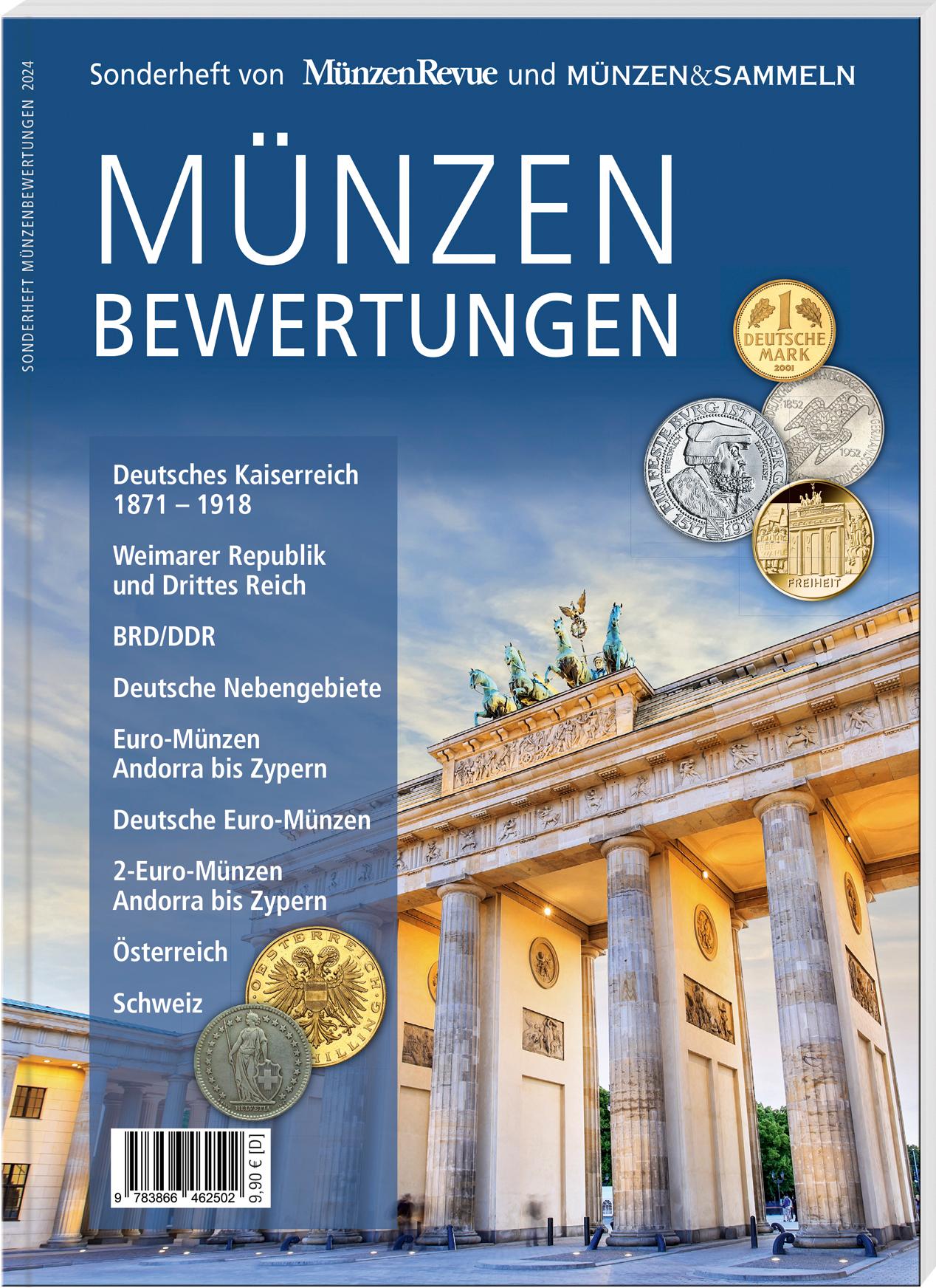 Cover: 9783866462502 | Münzenbewertungen Sonderheft 2024 | Münzen &amp; Sammeln MünzenRevue