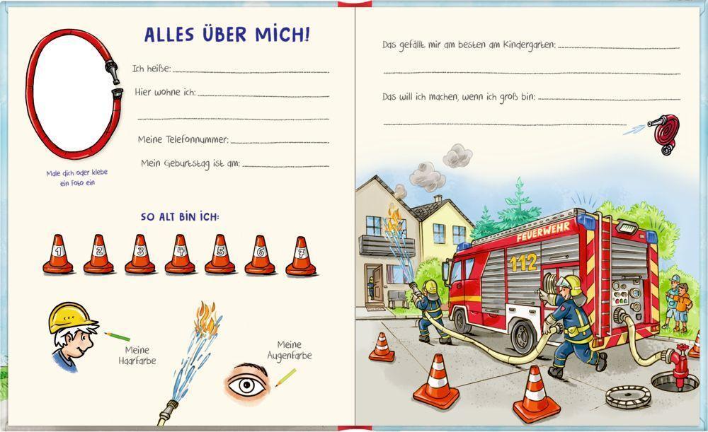 Bild: 4050003723518 | Freundebuch Meine Kindergartenfreunde - Bunte Fahrzeuge | Buch | 96 S.