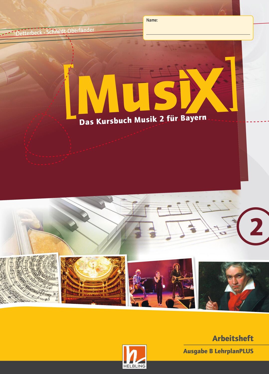 Cover: 9783862273430 | MusiX 2 BY (Ausgabe ab 2017) Arbeitsheft 2 | Markus Detterbeck (u. a.)