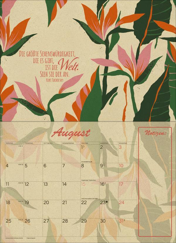 Bild: 9783731879855 | Natural Art Graspapier 2025 | Verlag Korsch | Kalender | 13 S. | 2025