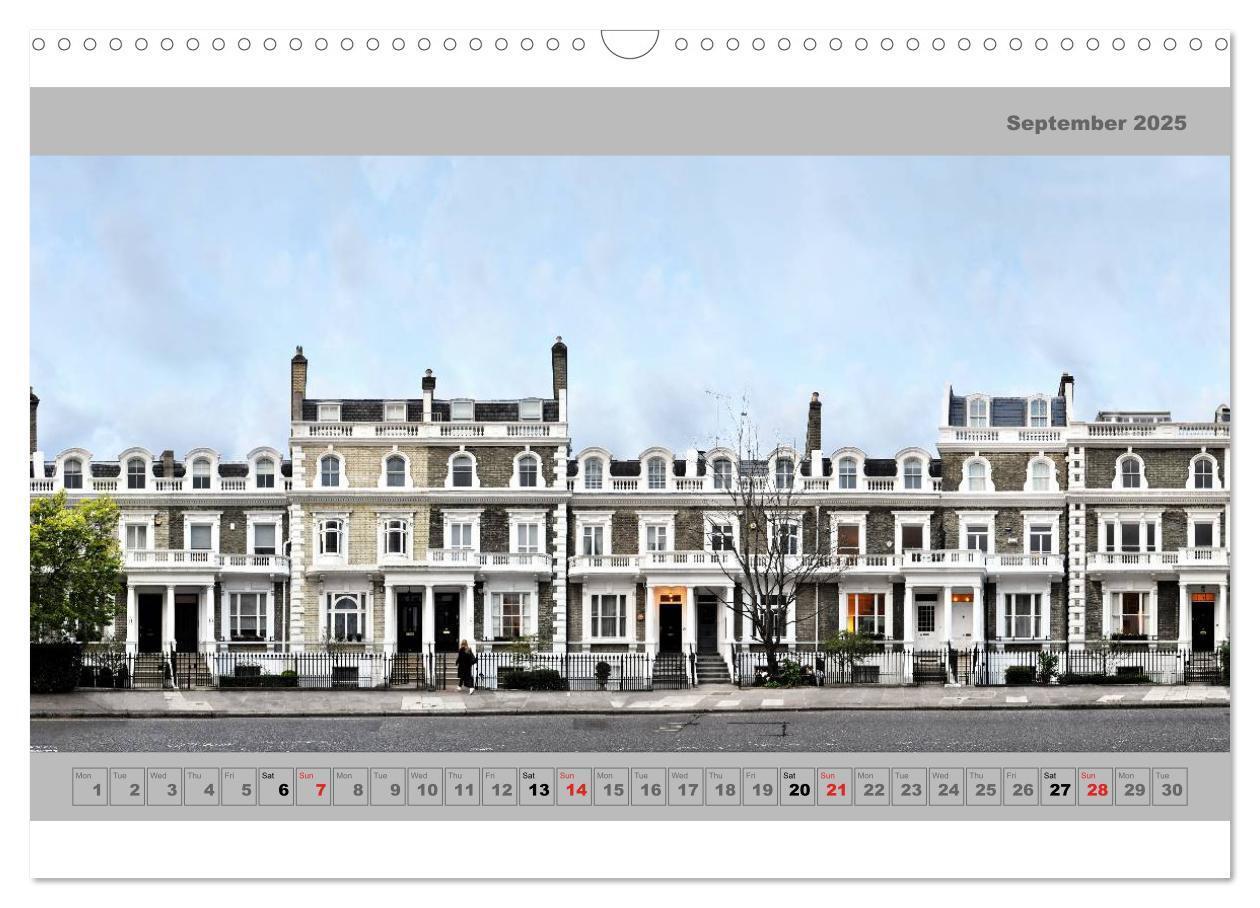 Bild: 9781325995875 | London Street Fronts 2025 / UK-Version (Wall Calendar 2025 DIN A3...