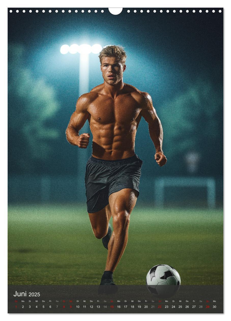 Bild: 9783457214343 | SEXY JUNGS - Nackte Haut beim Fußball (Wandkalender 2025 DIN A3...