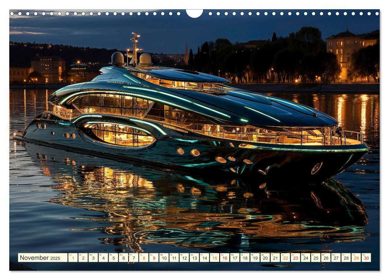 Bild: 9783383885969 | Mega Yachten Fantasien (Wandkalender 2025 DIN A3 quer), CALVENDO...