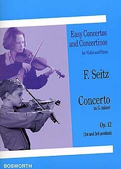 Cover: 9781849385244 | Concerto in G minor Op. 12 | 1st and 3rd Position | Friedrich Seitz